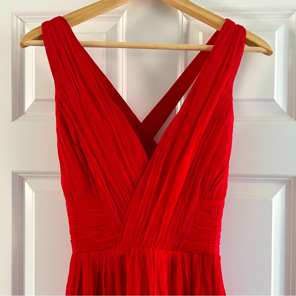 Mango chiffon dress
